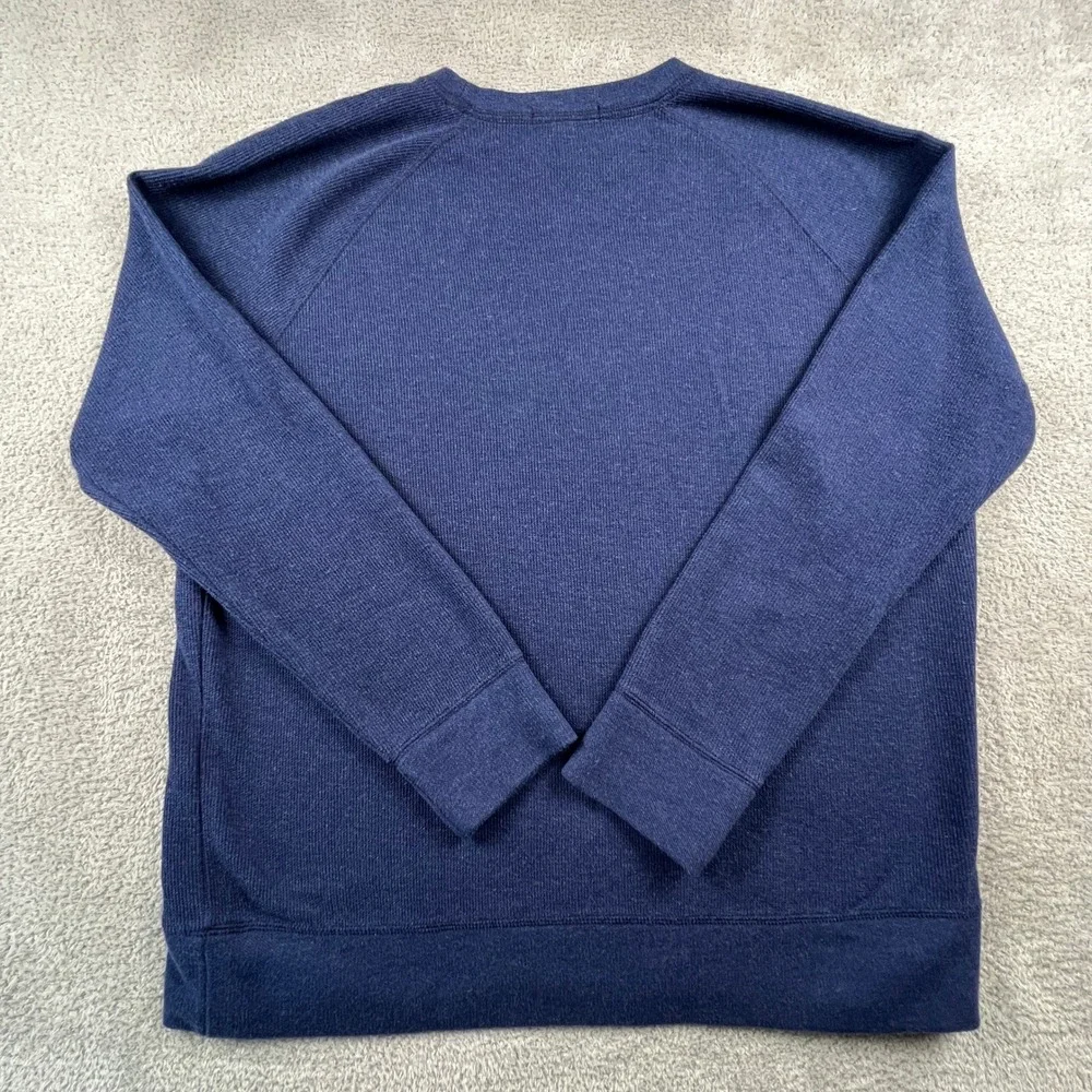 Banana Republic Sweater Mens‎ XL Blue Crewneck Cotton Blend Casual Basic Elegant